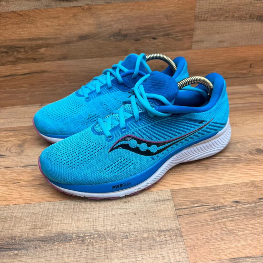 Saucony Guide 14 Womens Size 10 Road Running Shoes Blue Purple S10654-30